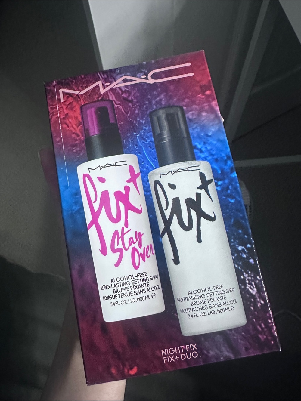 MAC Cosmetics Fix+ Duo Spray Set — Pink & White Bottles